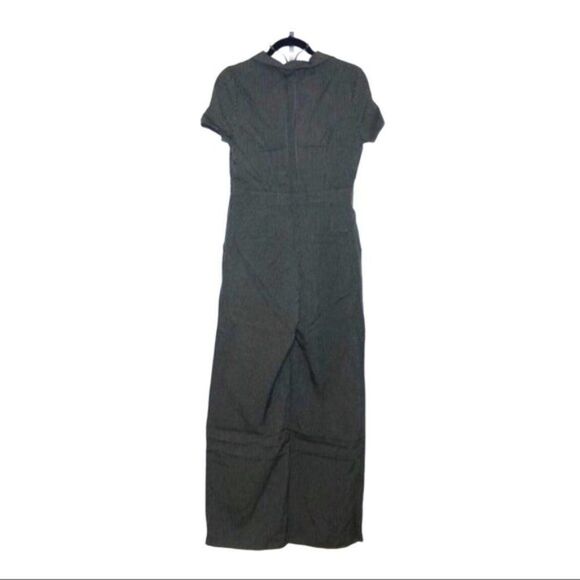 Wild Honey Jumpsuit Wide Leg Pinstripe New Y - Picture 2 of 14